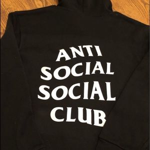 Anti Social Club (not authentic) sweatshirt hoodie